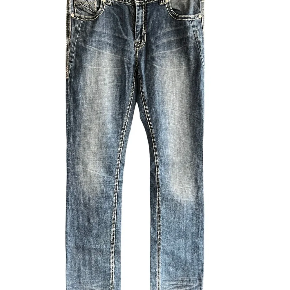 Rock& Roll Jeans size27X36 enseam 34" Rise 9" in excellent condition. - Picture 3 of 11